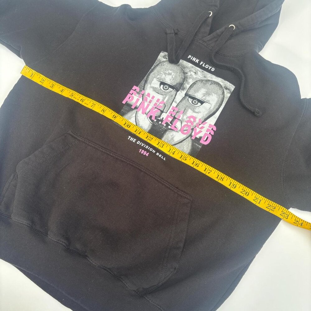 Pink Floyd Hoodie Mens M Black 1994 Division Bell Reprint - Picture 4 of 6